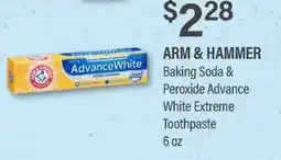 Commissary Arm & Hammer Baking Soda & Peroxide Advance White Extreme Toothpaste offer