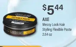 Commissary Axe messy look hair styling flexible paste offer