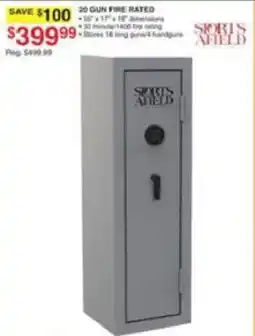 Dunham's Sports Sports Afield 20 Gun Fire Rated Safe offer