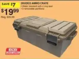 Dunham's Sports Divided Ammo Crate offer