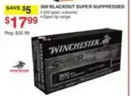 Dunham's Sports Winchester 300 blackout super suppressed offer