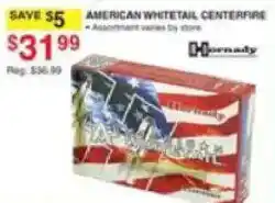 Dunham's Sports Hornady american whitetail centerfire offer