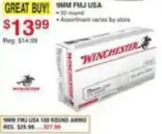 Dunham's Sports Winchester 9mm fmj usa offer