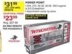 Dunham's Sports Winchester Power Point offer