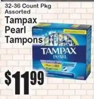 Super Fresh Tampax Pearl Tampons offer