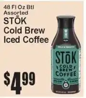 Super Fresh Stok cold brew iced coffee offer