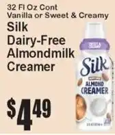 Super Fresh Silk Almondmilk Creamer offer