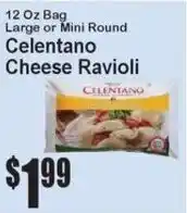 Super Fresh Celentano cheese ravioli offer