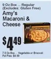 Super Fresh Amy's Macaroni & Cheese offer