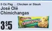 Super Fresh Jose Ole Chimichangas offer
