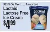 Super Fresh Lactaid lactose free ice cream offer