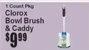 Super Fresh Clorox bowl brush & caddy offer