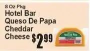 Super Fresh Hotel Bar Queso De Papa Cheddar Cheese offer