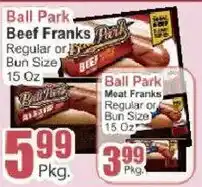 Key Food Ball Park Beef Franks offer