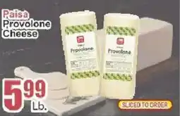 Key Food Paisa Provolone Cheese offer