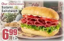 Key Food Our Delicious Salami Sandwich offer