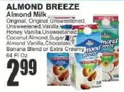 Key Food Almond Breeze Almond Milk offer