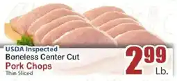 Key Food Pork Chops offer
