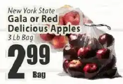Key Food New York State Gala or Red Delicious Apples offer