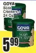Key Food Goya soda crackers offer