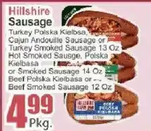 Key Food Hillshire Sausage offer