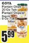 Key Food Goya plantain chips offer