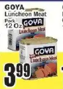 Key Food Goya luncheon meat offer