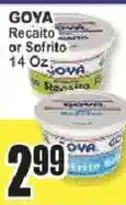 Key Food Goya recaito or sofrito offer