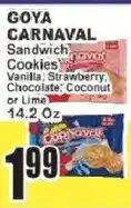 Key Food Goya carnaval sandwich cookies offer
