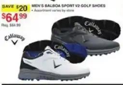 Dunham's Sports Callaway men's balboa sport v2 golf shoes offer