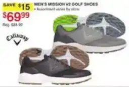 Dunham's Sports Callaway men's mission v2 golf shoes offer