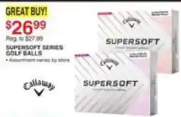 Dunham's Sports Callaway supersoft series golf balls offer