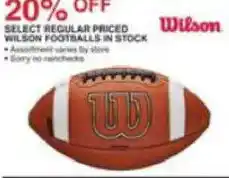 Dunham's Sports Wilson footballs offer