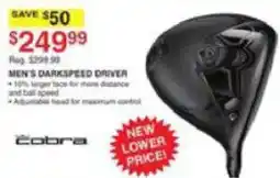 Dunham's Sports Cobra men's darkspeed driver offer