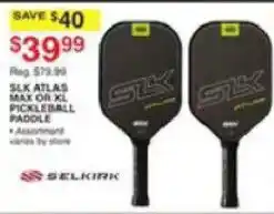 Dunham's Sports Slk Atlas Max Or Xl Pickleball Paddle offer