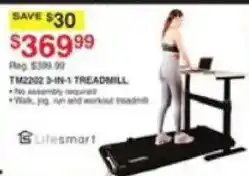 Dunham's Sports Lifesmart TM2202 3-in-1 treadmill offer