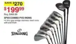 Dunham's Sports Spalding Spx9 Combo Pvd Irons offer