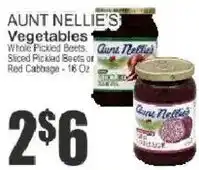 Key Food Aunt Nellie's Vegetables offer