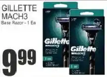 Key Food Gillette Mach3 Base Razor offer