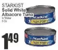 Key Food Starkist solid white albacore tuna offer