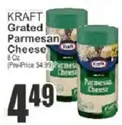 Key Food Kraft Grated Parmesan Cheese offer