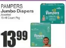 Key Food Pampers jumbo diapers offer
