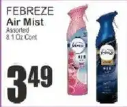 Key Food Febreze air mist offer