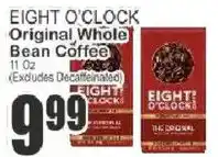 Key Food Eight o'clock original whole bean coffee offer
