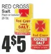 Key Food Red Cross salt offer