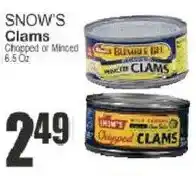 Key Food Snow's Clams offer