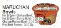 Key Food Maruchan bowls offer