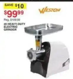 Dunham's Sports Weston heavy-duty electric grinder offer