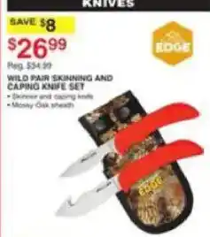 Dunham's Sports Edge Wild Pair Skinning And Capping Knife Set offer