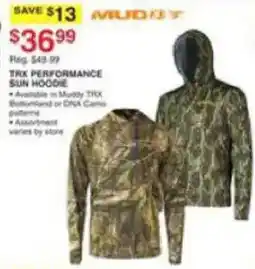 Dunham's Sports Muddy TRX Performance Sun Hoodie offer